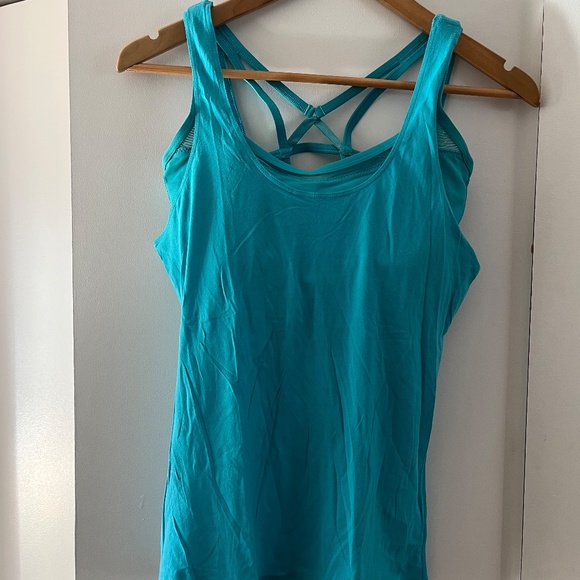 Lululemon - Sweaty Endeavor Tank - Peacock blue - Size 6 - Picture 11 of 11